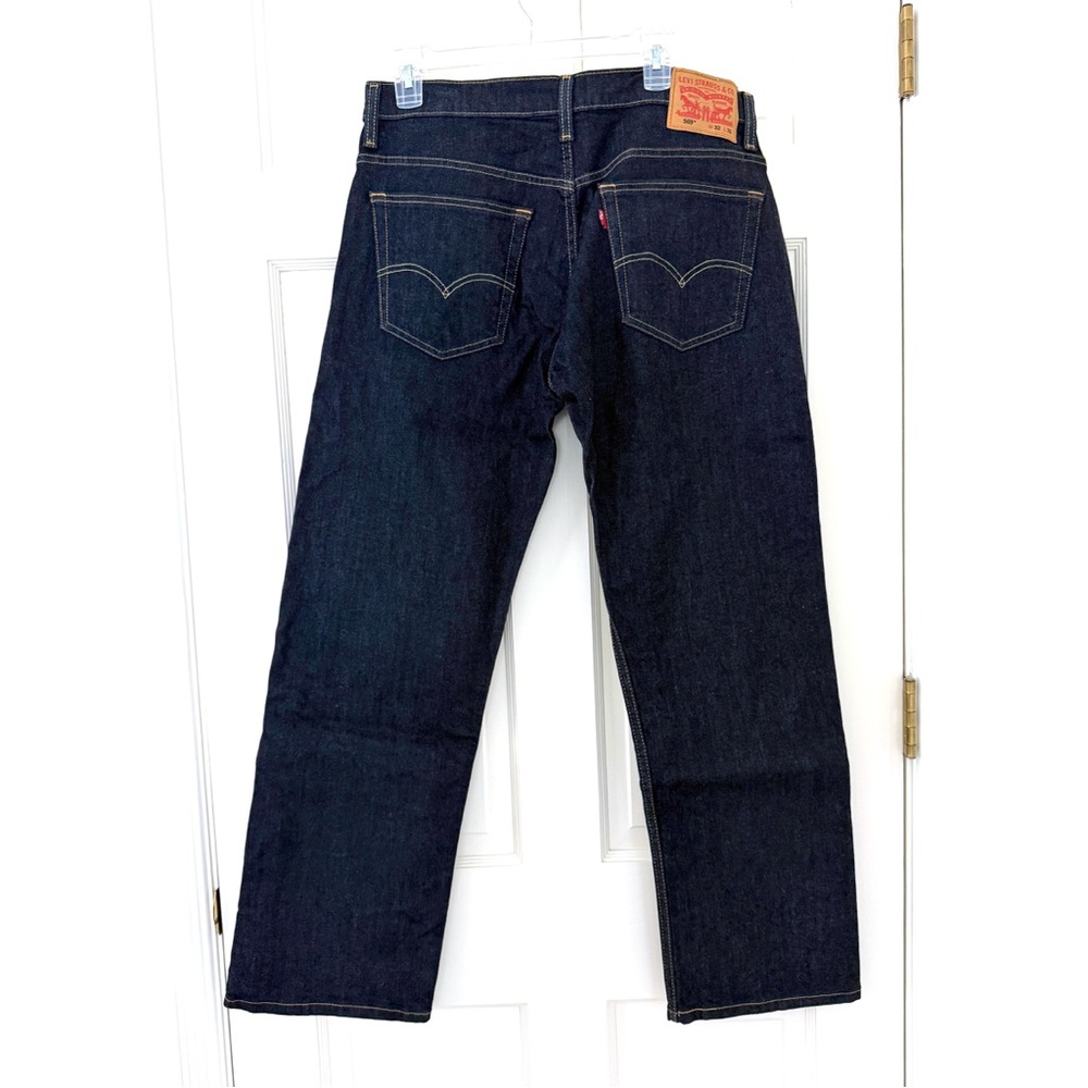 NEW Levi's 569 Loose Straight Fit Jeans Pants Dark Wash Blue Denim W 32 L 32